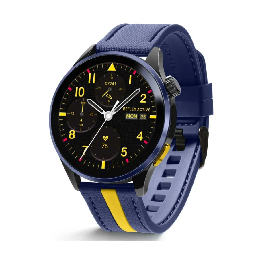 Reflex Active Series 54 Amoled Built in GPS Calling Watch Blue