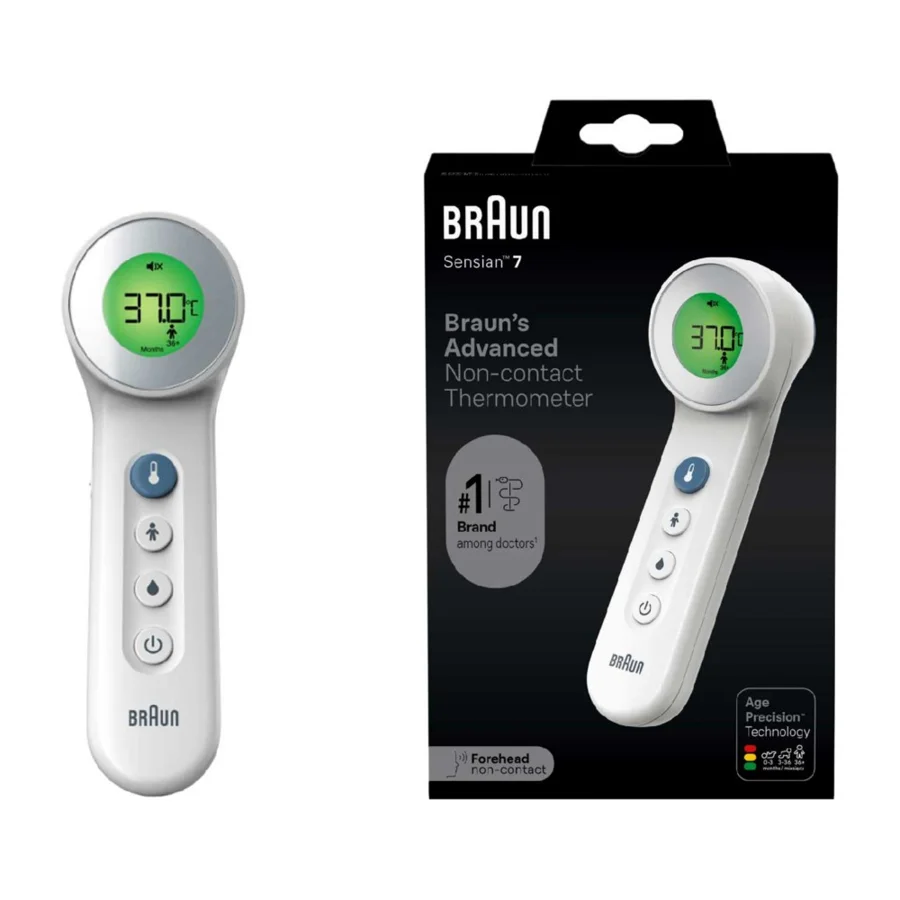 Braun Sensian™ 7 Non-Contact Forehead Thermometer with Age Precision® Technology